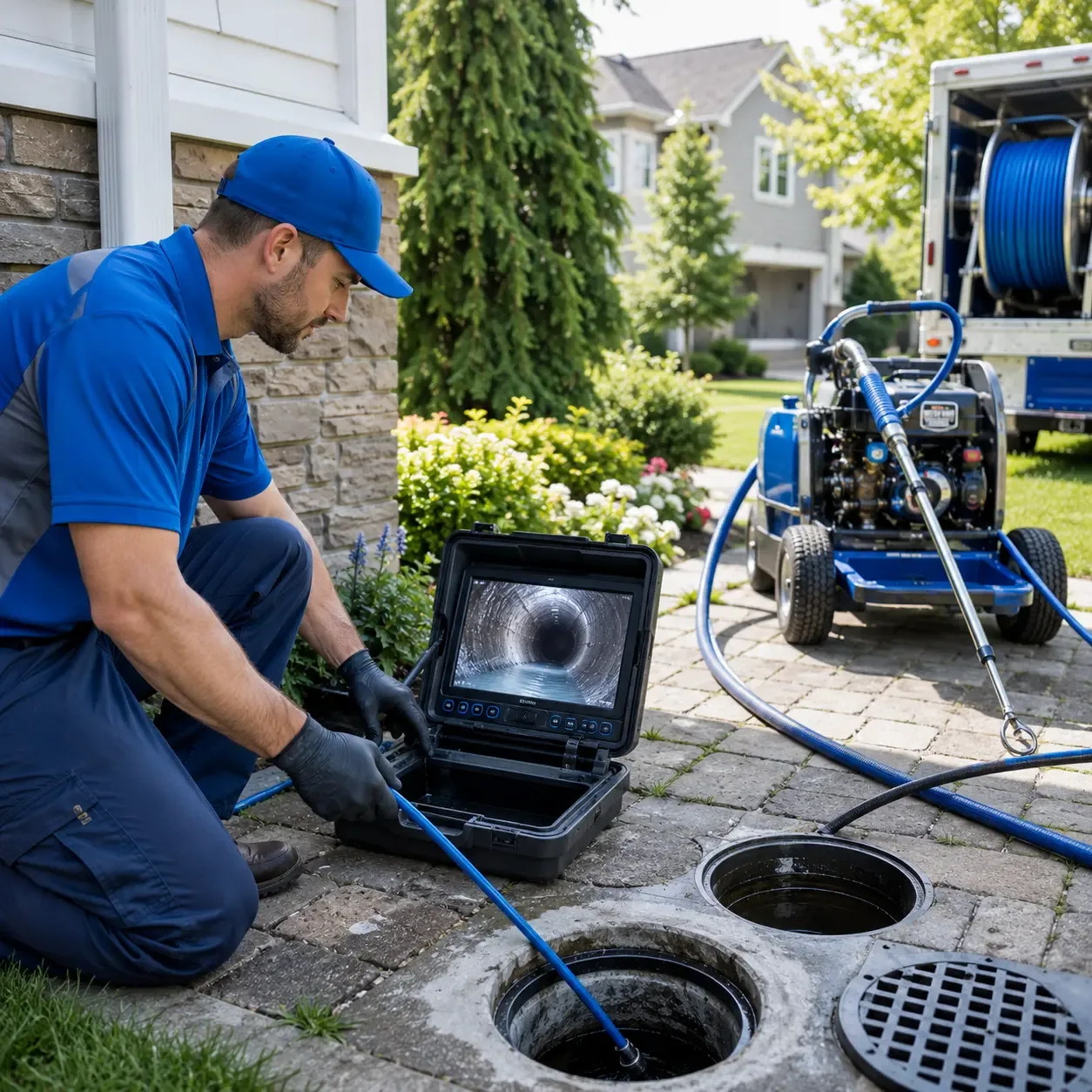 Outdoor drain cleaning professionals serving Middlebrook, VA